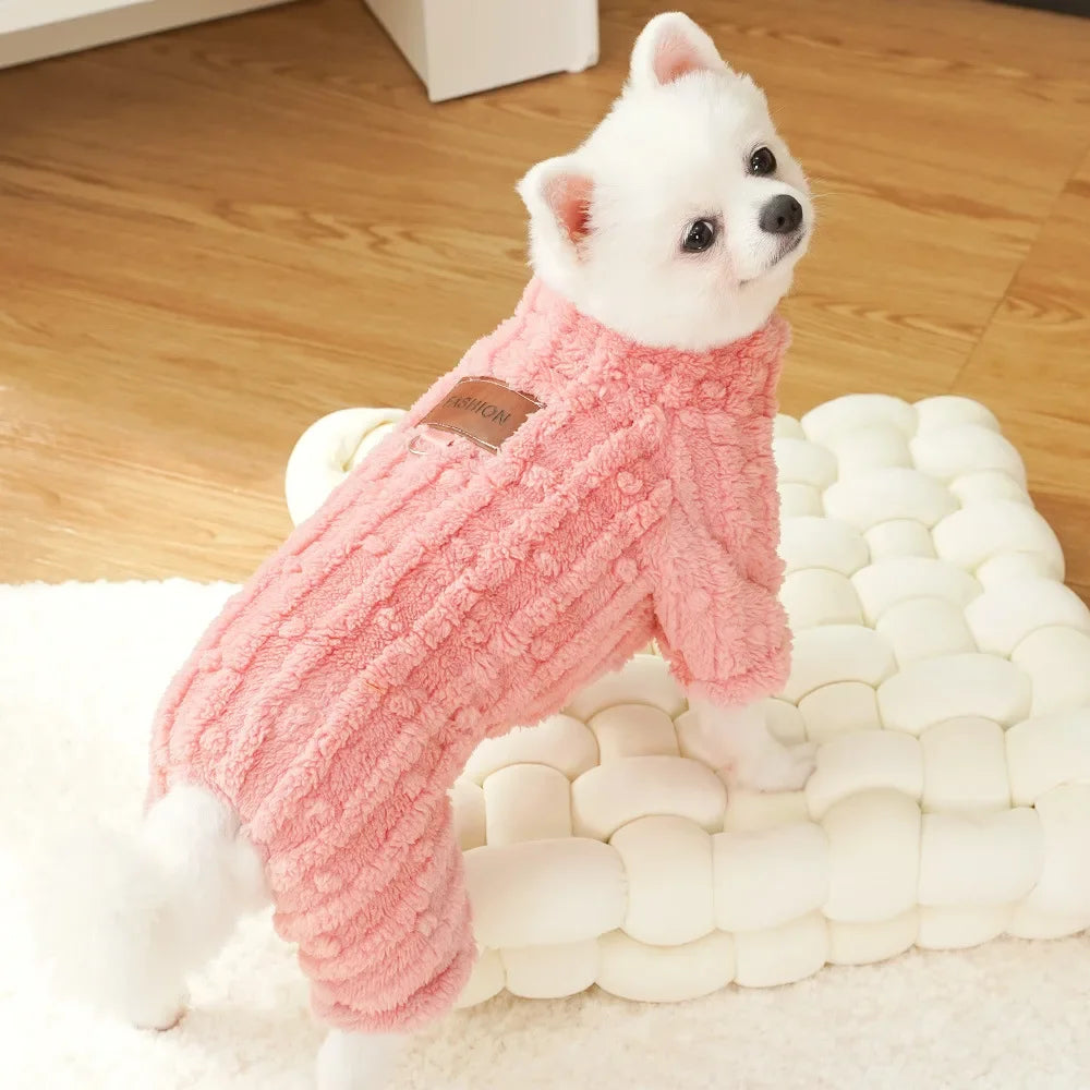 Cozy Fleece Pet Jumpsuit