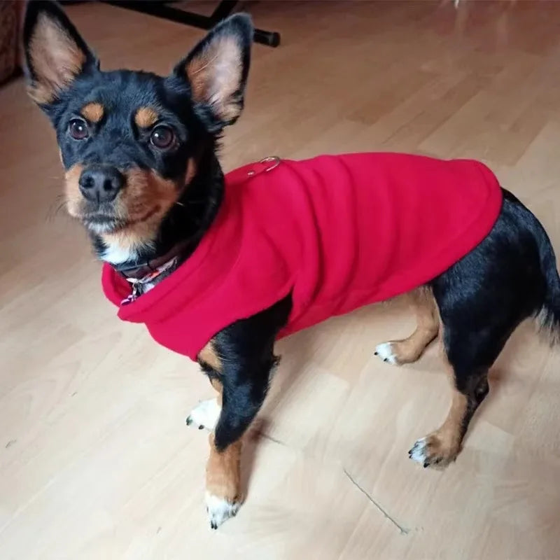 Fleece Dog Vest