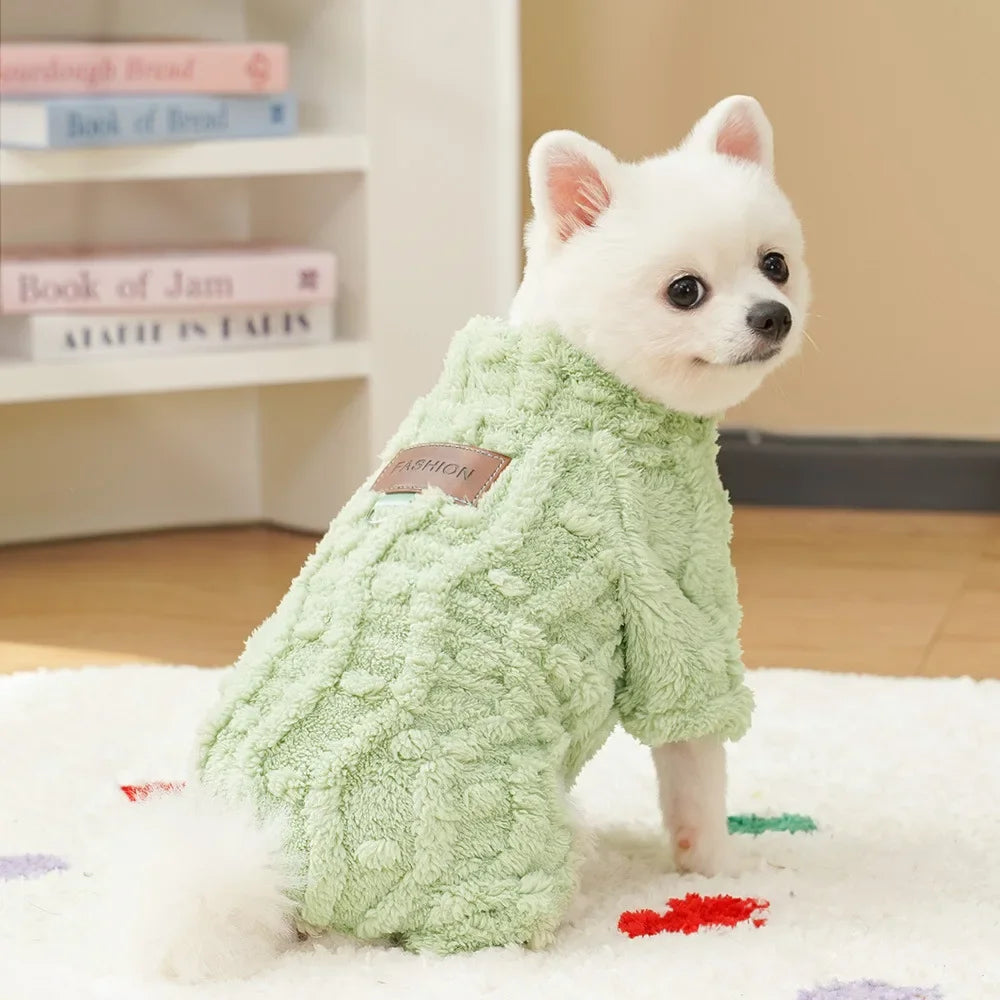 Cozy Fleece Pet Jumpsuit