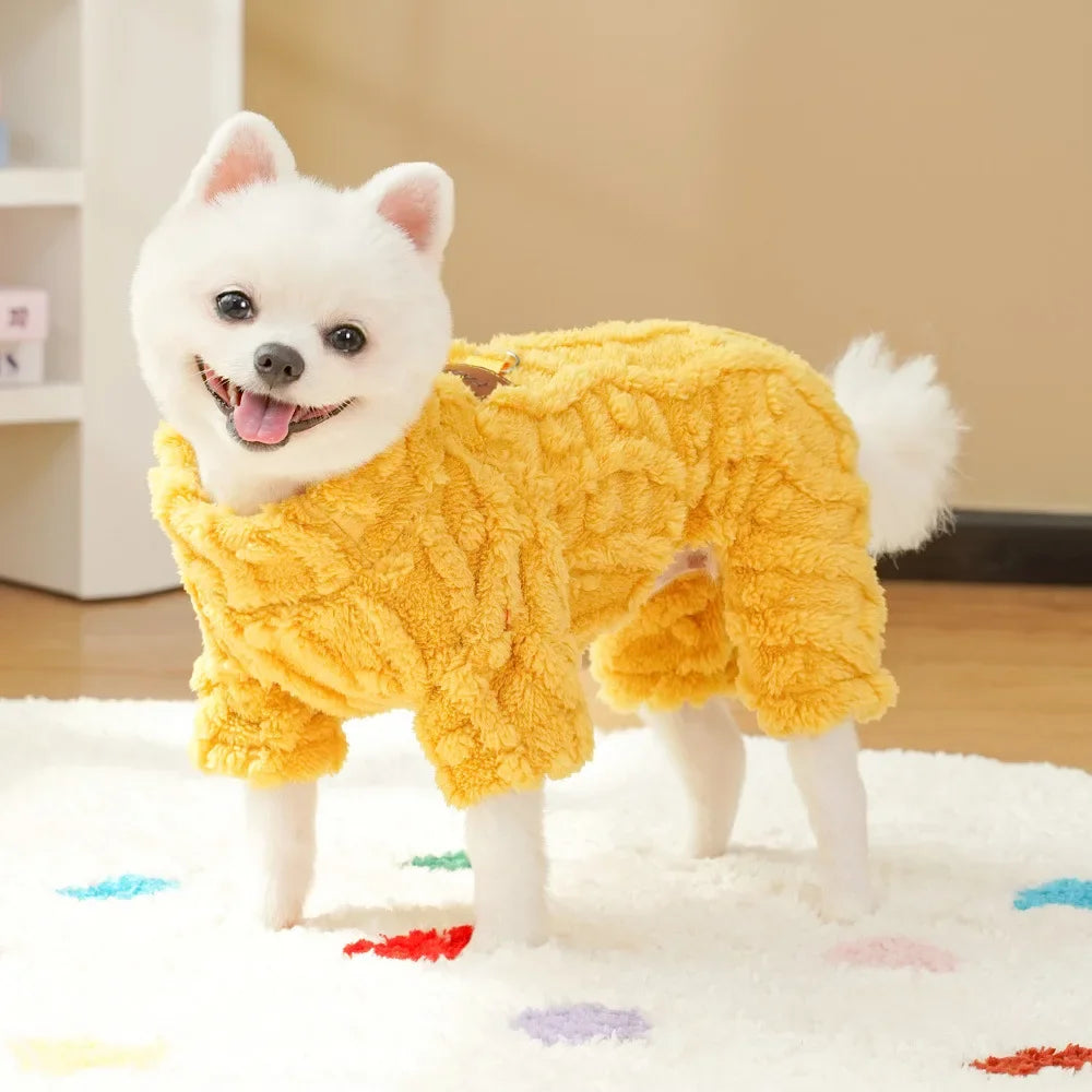 Cozy Fleece Pet Jumpsuit