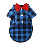 Plaid Dog Dress Shirt