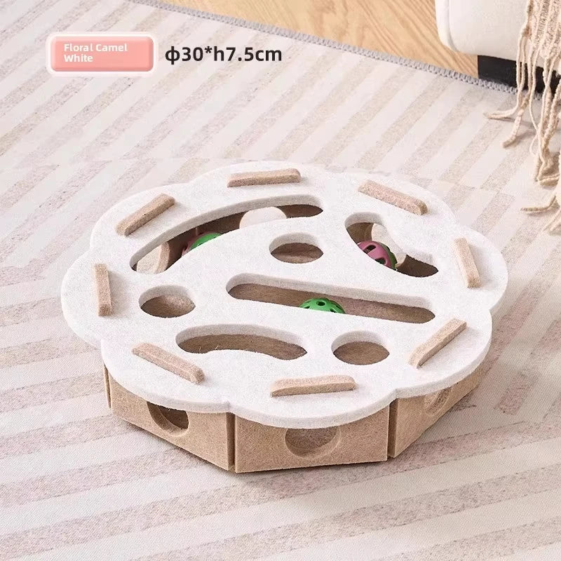 Felt Cat Puzzle Box