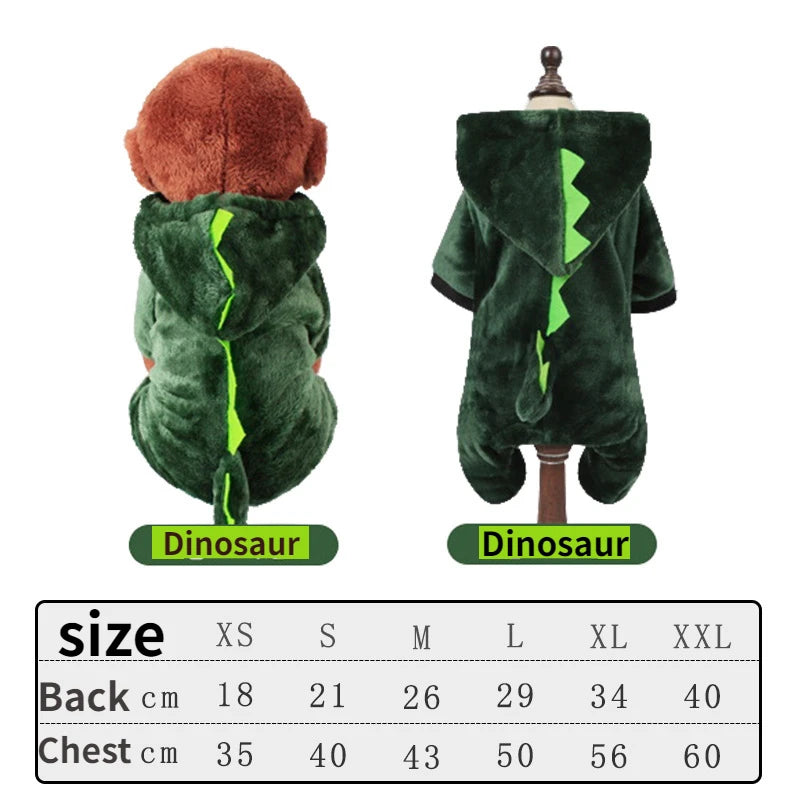 Soft Fleece Dog Jumpsuit
