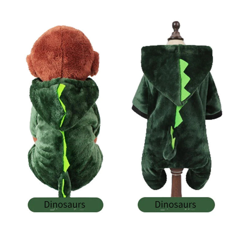 Soft Fleece Dog Jumpsuit