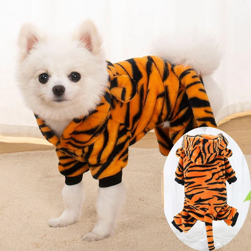 Flannel Dog Jumpsuit
