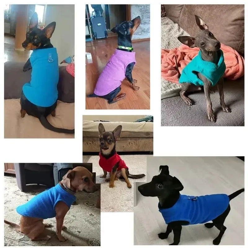 Fleece Dog Vest