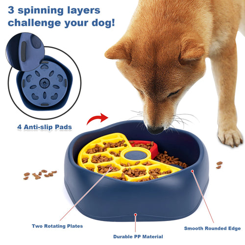3-Layer Slow Feeder Bowl