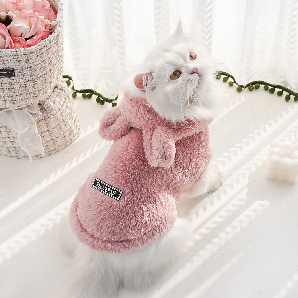 Fleece Dog Hoodie