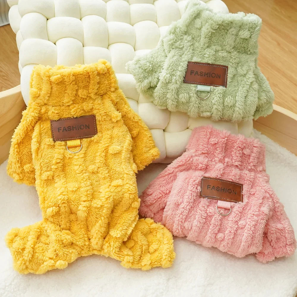 Cozy Fleece Pet Jumpsuit