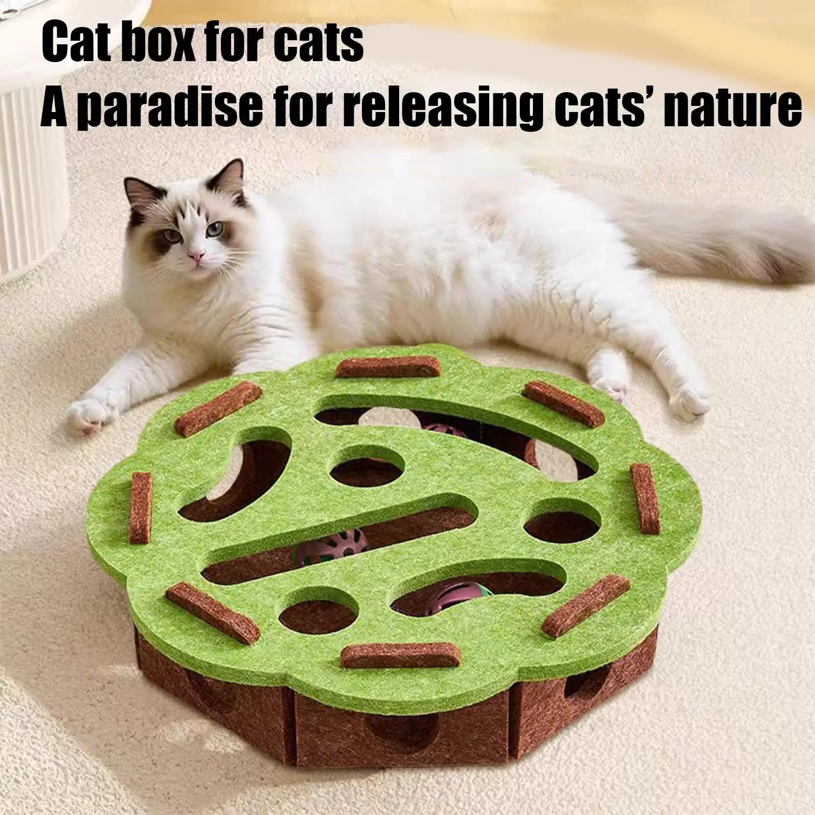 Cat Puzzle Scratcher