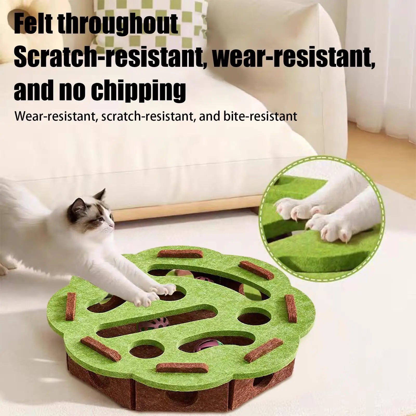 Cat Puzzle Scratcher