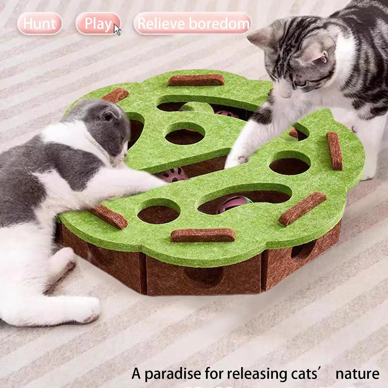 Cat Puzzle Scratcher