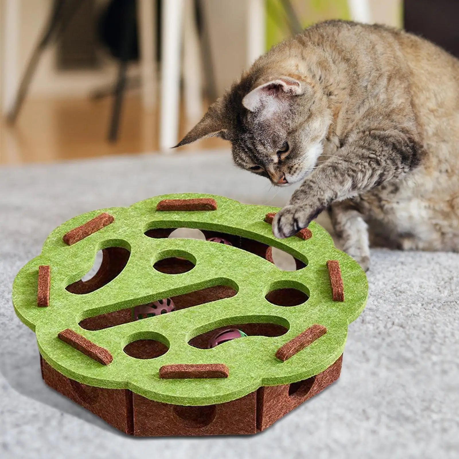 Cat Puzzle Scratcher