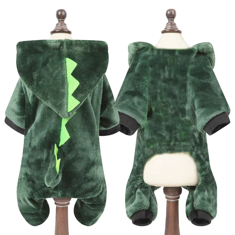 Flannel Dog Jumpsuit
