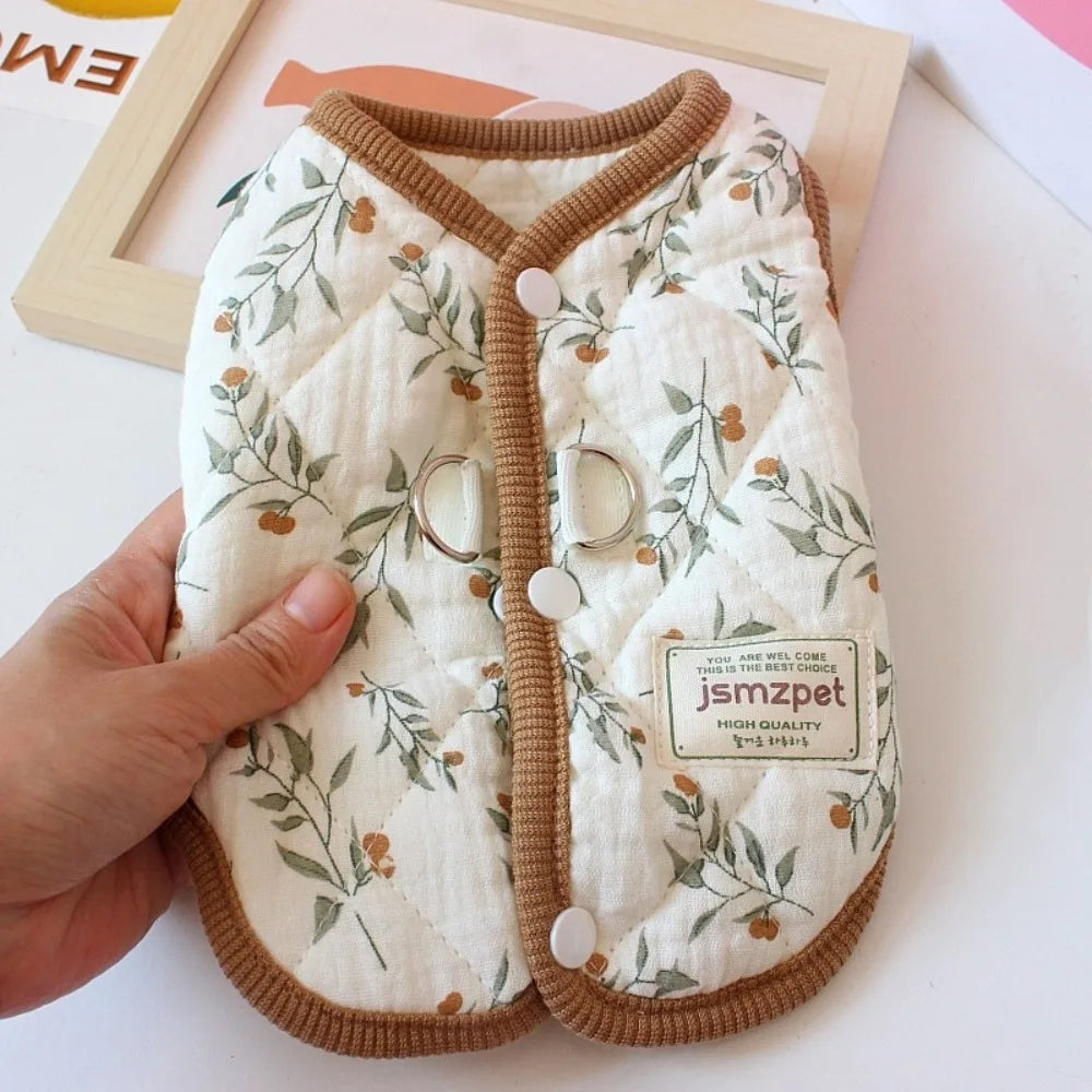 Rabbit Print Pet Jacket