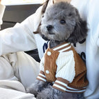 Embroidered Pet Varsity Jacket